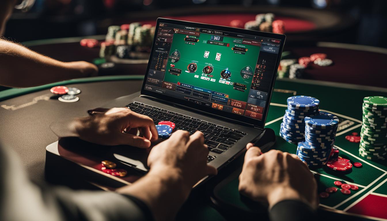 Analisis permainan poker online